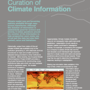 Curation of Climate Information